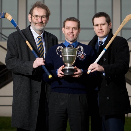 from left Prof Diamond, Steven Mackenzie and Ritchie Whyte