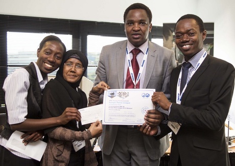 The University of Aberdeen team victorious following the inaugural Society of Petroleum Engineers (SPE) Europe Petro League