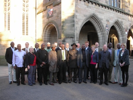 Representatives from the Nigerian Parliament attended a reception hosted by Professor Dominic Houlihan