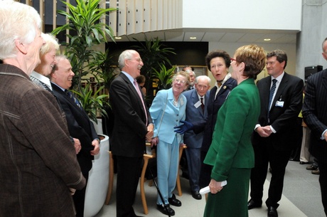 Her Royal Highness The Princess Royal meeting Professor Sir Graeme Catto