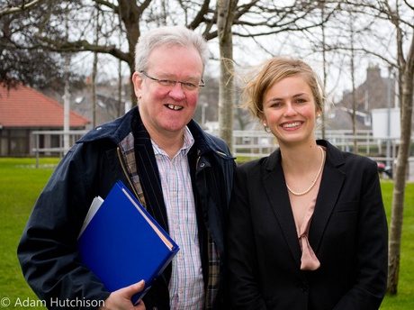 Stewart Stevenson with Sara Traubel