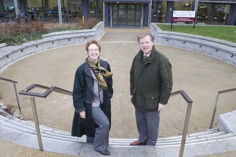 Professor Neva Haites and Charles Pearson 