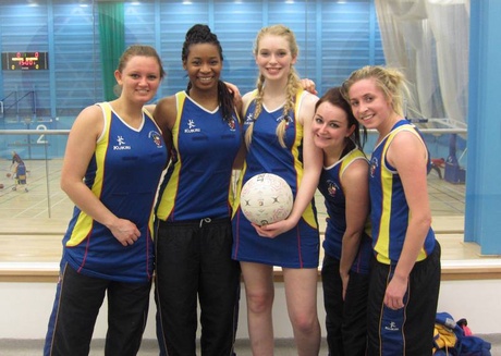 Members of the Netball 1sts 