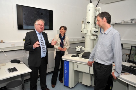 Professor Stephen Logan, Kevin Mackenzie and Professor Miep Helfrich 