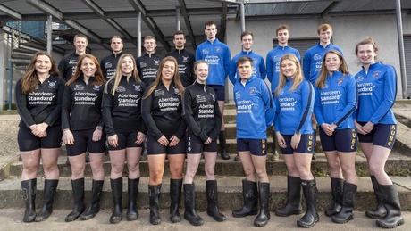 Robert Gordon University (left) and University of Aberdeen rowing teams will face each other in the 25th Aberdeen Standard Investments Boat Race