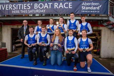 The University of Aberdeen triumphed against Robert Gordon University in the 25th Aberdeen Standard Investments Boat Race.