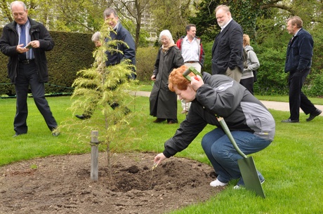 Tree planting memorial ceremony