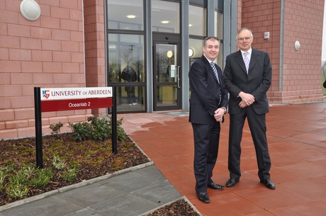 Cabinet Secretary for Rural Affairs and the Environment Richard Lochhead MSP and Professor Monty Priede