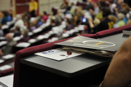 Arts Lecture Theatre crowd