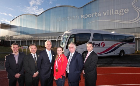 FirstGroup donation to the aquatic centre