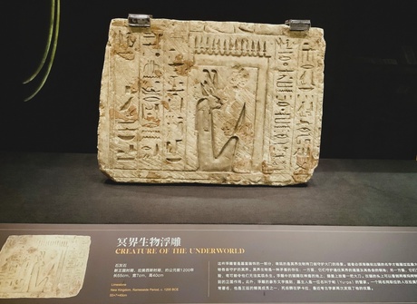 University artefacts on display in China