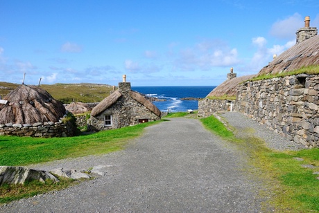 Garenin blackhouse village on the west coast of the Isle of Lewis in the Outer Hebrides (Shutterstock)