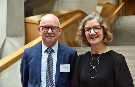 George Boyne and Audrey Nicholl MSP