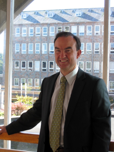 Mr John Scrimgeour has been appointed the director of the new University of Aberdeen Institute of Energy