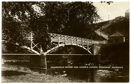 Grandholm Bridge and Jacob's Ladder in its heyday