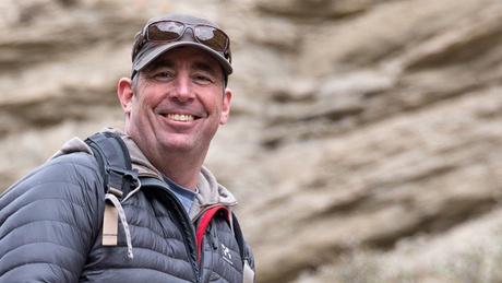 John Howell during fieldwork in Utah