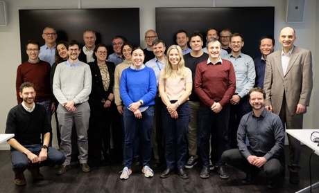 The MISSION project team pictured at the first meeting in Brussels (Prof  Dragan Jovcic far right)