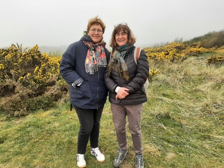 Dr Natalia Gromakova (left) with Professor Karin Friedrich