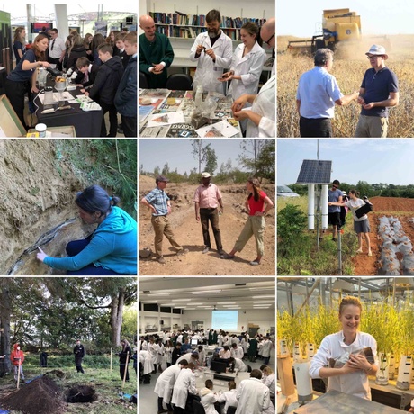 Examples of University of Aberdeen's soil science research and teaching