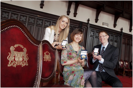 From left: Natalie Grieve,Eilidh Gledinning-Clark, Barrie Stevenson (courtesy of Norman Adams-Aberdeen City Council)