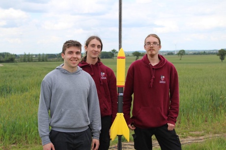 A photo of the University's Rocketry Society. Credit: Luccas Ellery.