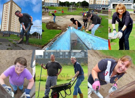 University volunteers help out in Seaton