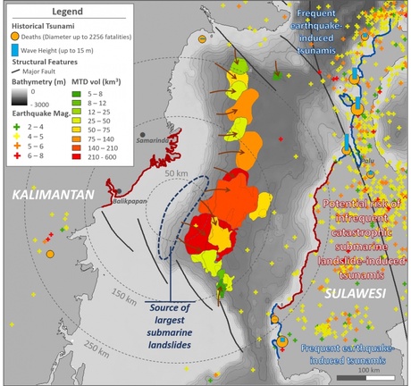 New tsunami risk identified in Indonesia (credit Geological Society)