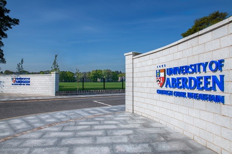 Entrance to the University of Aberdeen