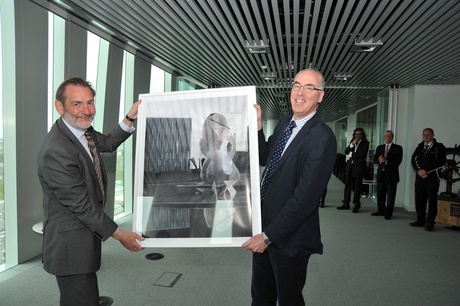 Professor Sir Ian Diamond and Professor Marcel Jaspars