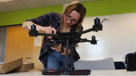 Medical student and hillwalker Sophie Barrack has designed a drone that could potentially carry medical supplies to climbers in trouble