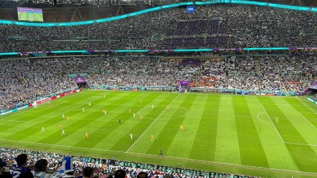 A match at the 2022 World Cup in Qatar