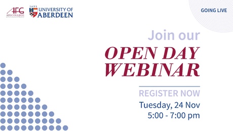 Open Day Webinar