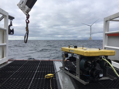 The ROV at Beatrice Offshore Windfarm (credits Oihane Fernandez