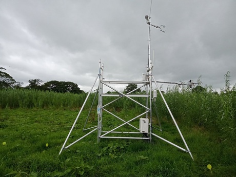 Eddy covariance tower.