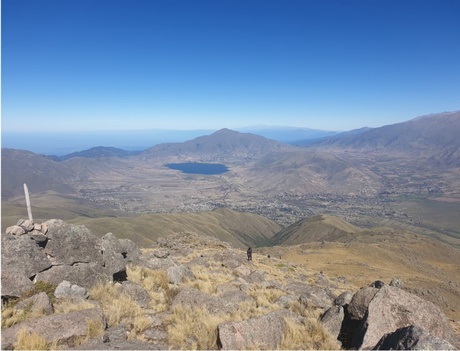 A ‘birds eye view’ of the study site (Tafi Del Valle, Argentina).