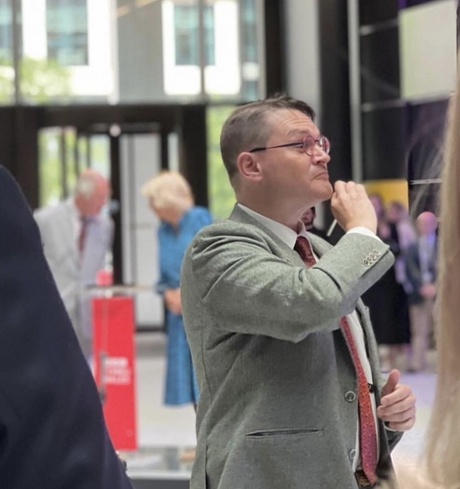 Professor Paul Mealor conducting the BBC Choir