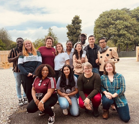 Group picture of the Phds who participated in the writing retreat.