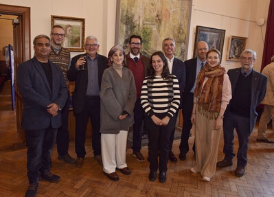 A group of people posing for a photo