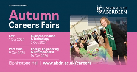 Promotional slide for careers fairs