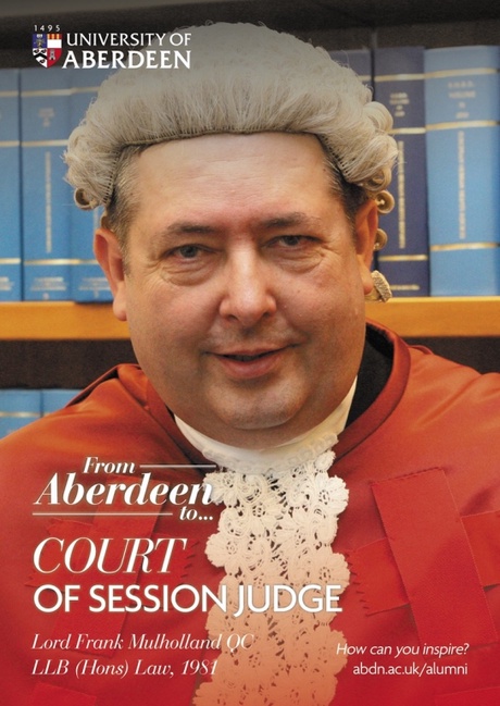 From Aberdeen to... Court of Session Judge - Lord Frank Mulholland