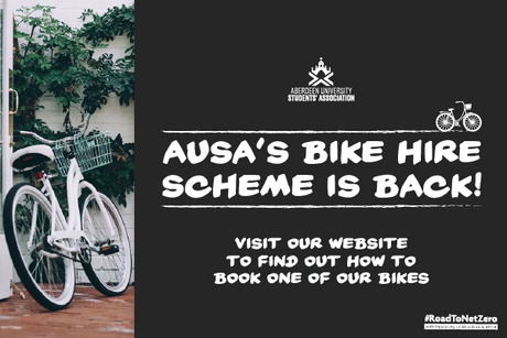 AUSA Bike Hire Scheme is back!