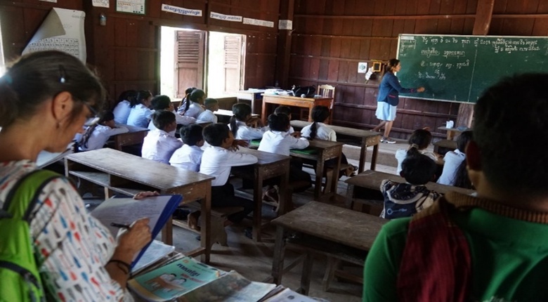 Classroom observation in a rural Cambodian primary school