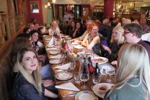 Senior Honours celebratory dinner at Aperitivo