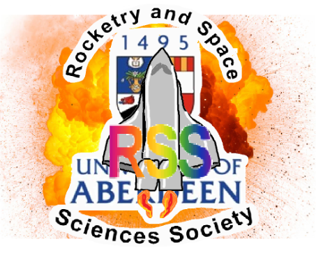 Logo for the University of Aberdeen Rocketry and Space Science Society