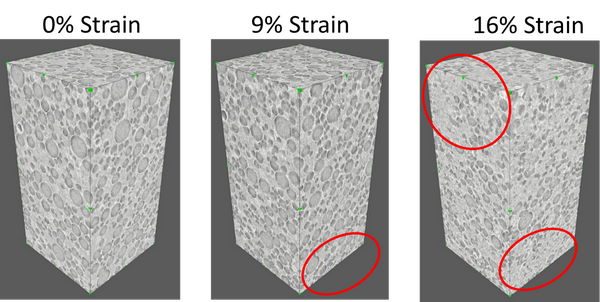 Micro-glass spheres embedded in syntactic foam