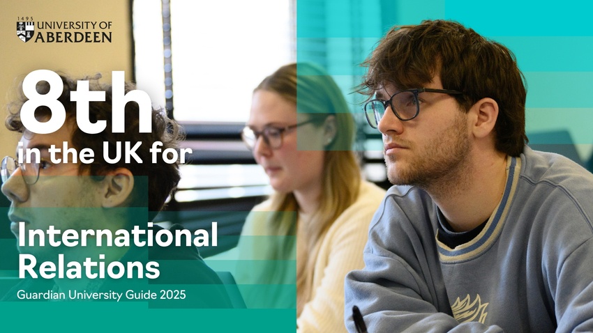 International Relations is ranked 8th in the UK