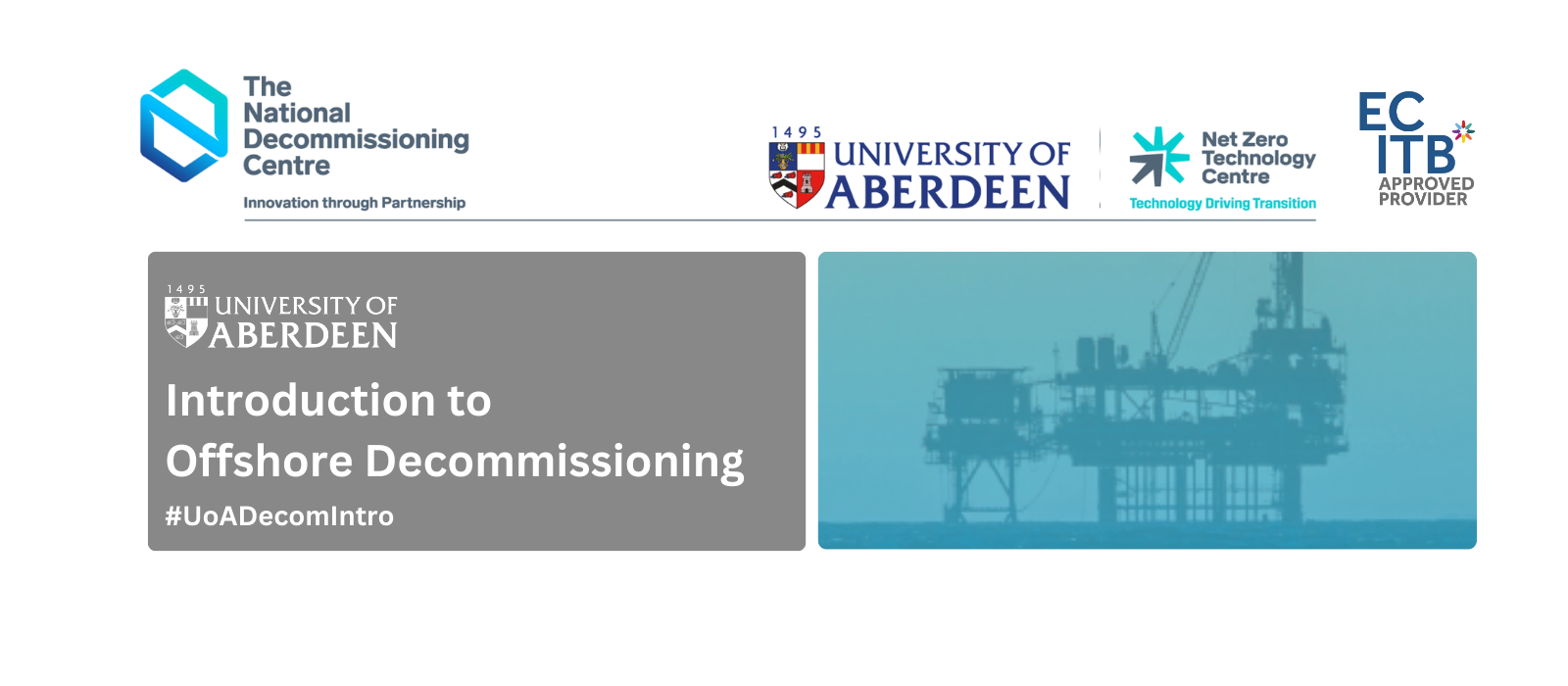 Introduction to Offshore Decommissioning banner