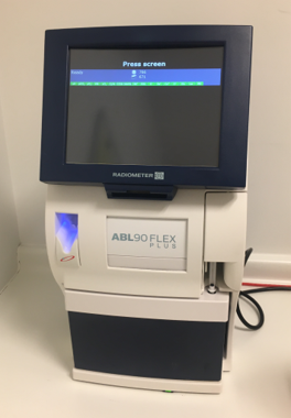 blood gas analyser