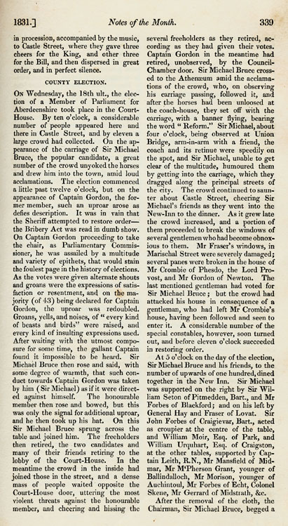 RAD120, County and Burgh elections in 1831