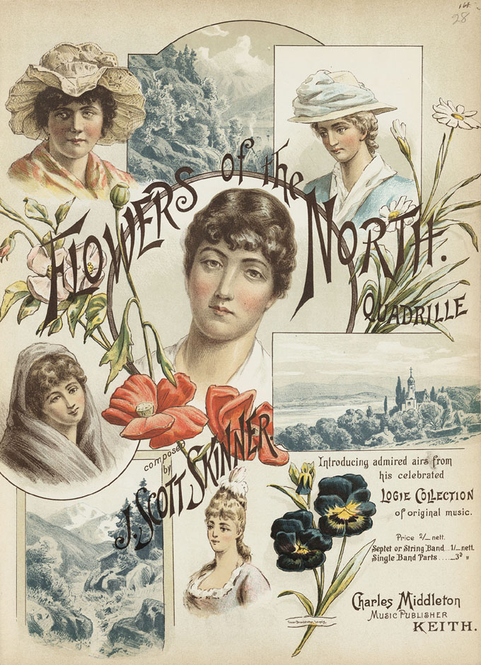 Title page, Flowers of the North Quadrille